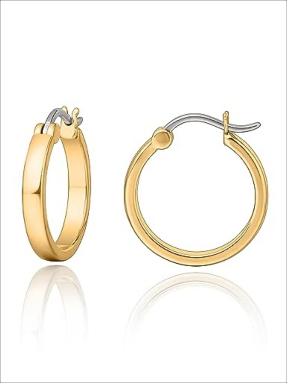 Titanium Hypoallergenic Hoop Earrings Sensitive Ears Lightweight 20mm